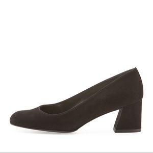 Stuart Weitzman Marymid Suede Mid-heel Pumps Sz 5M